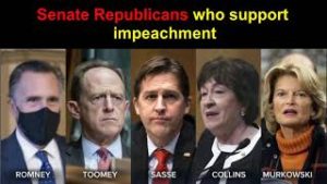 senate republicans supporting impeachment